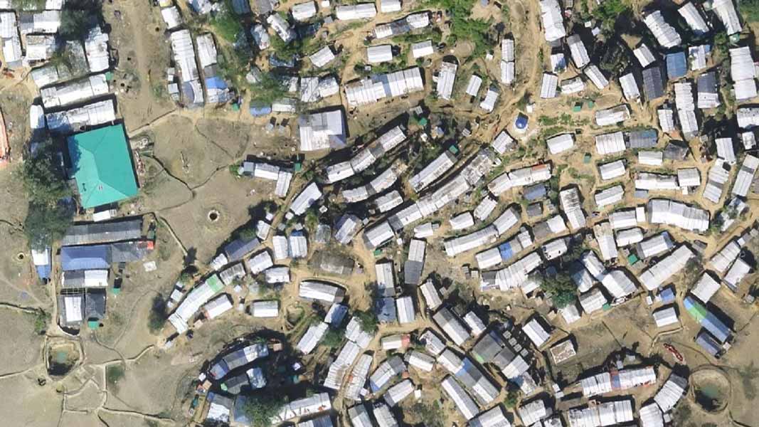 Human displacement Pix4Dreact