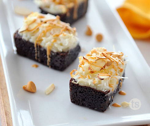 butterscotch macaroon brownies