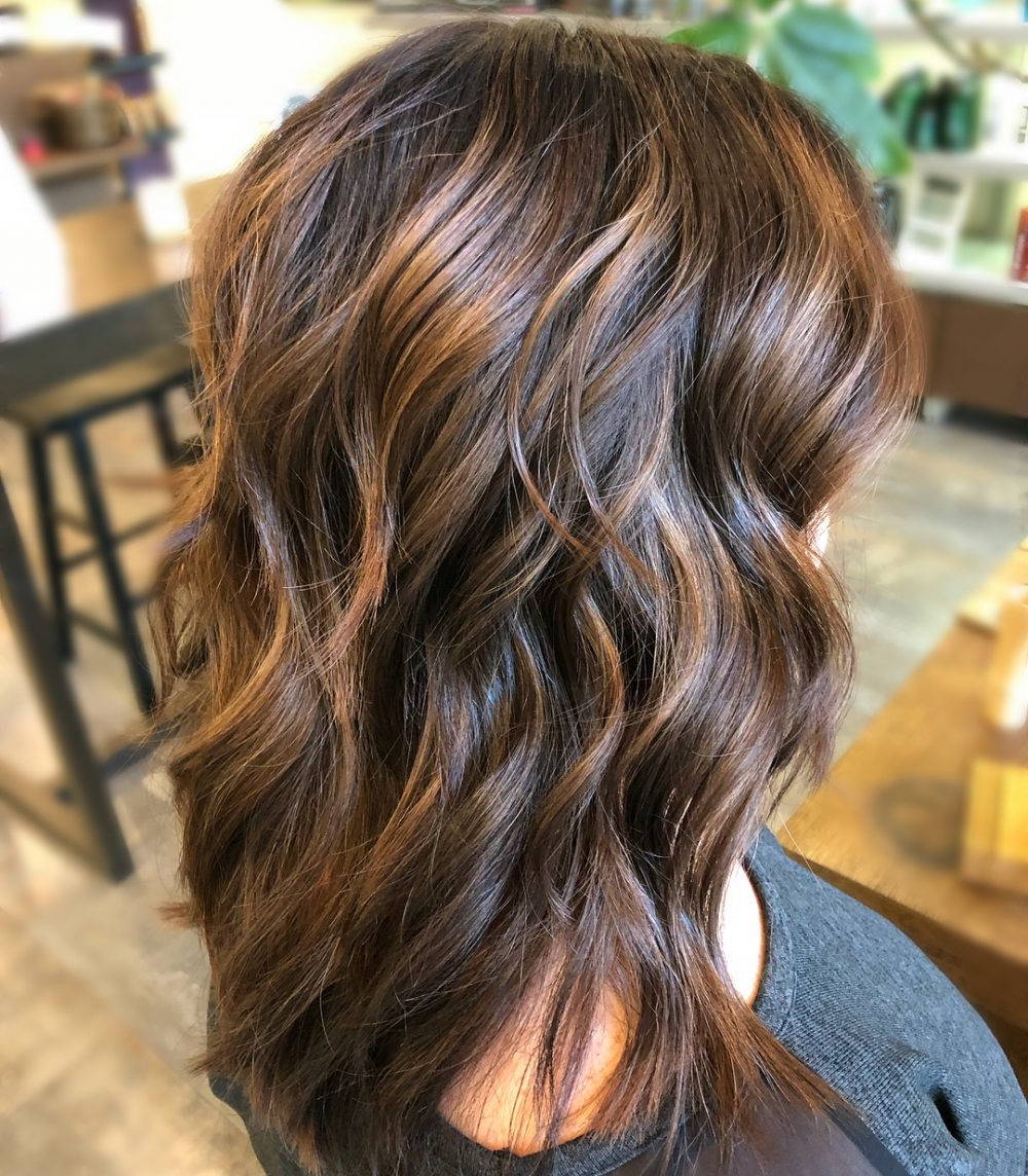 Layered Waves Hairstyles