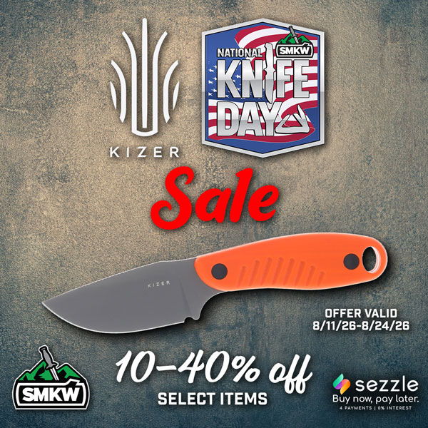 Kizer National Knife Day Sale - Up to 40% Off select Kizer knives