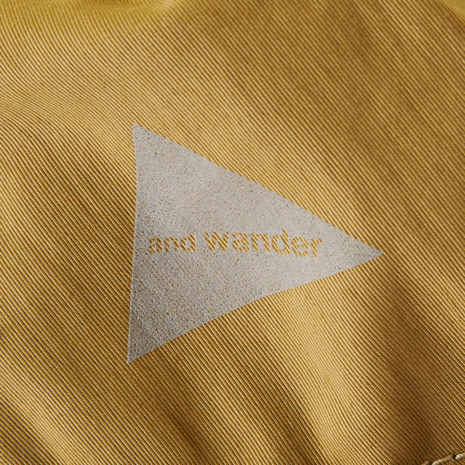 and wander（アンドワンダー）/60/40クロスハット/ダークベージュ/UNISEX