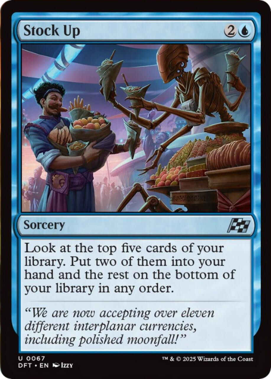 Stock Up, one of the best cards of 2025.