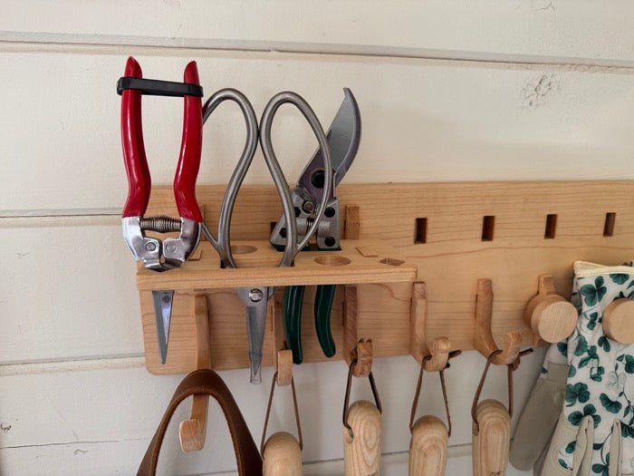 Maple Blade & Pruner Shelf – Modular Wall System Accessory - The Celtic Farm