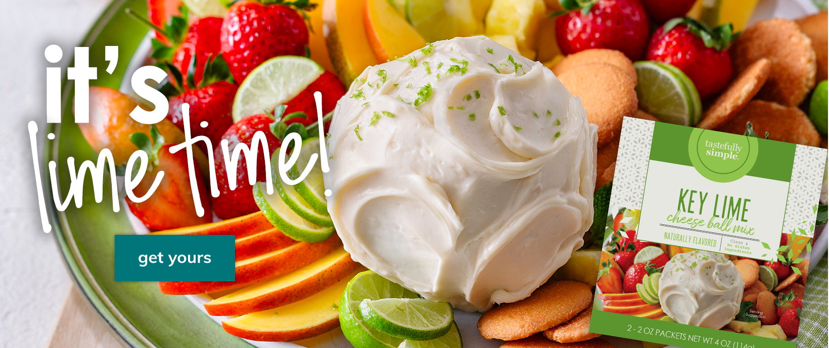 It's lime time! Key Lime Cheesecake Ball Mix. Get yours.