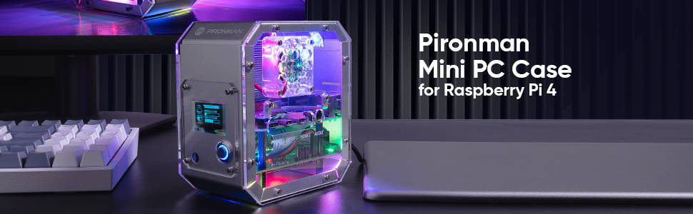 Raspberry Pi 4 Case, Raspberry Pi Mini PC - Aluminum Alloy Raspberry Pi 4 Case, Raspberry Pi Mini PC - Aluminum Alloy