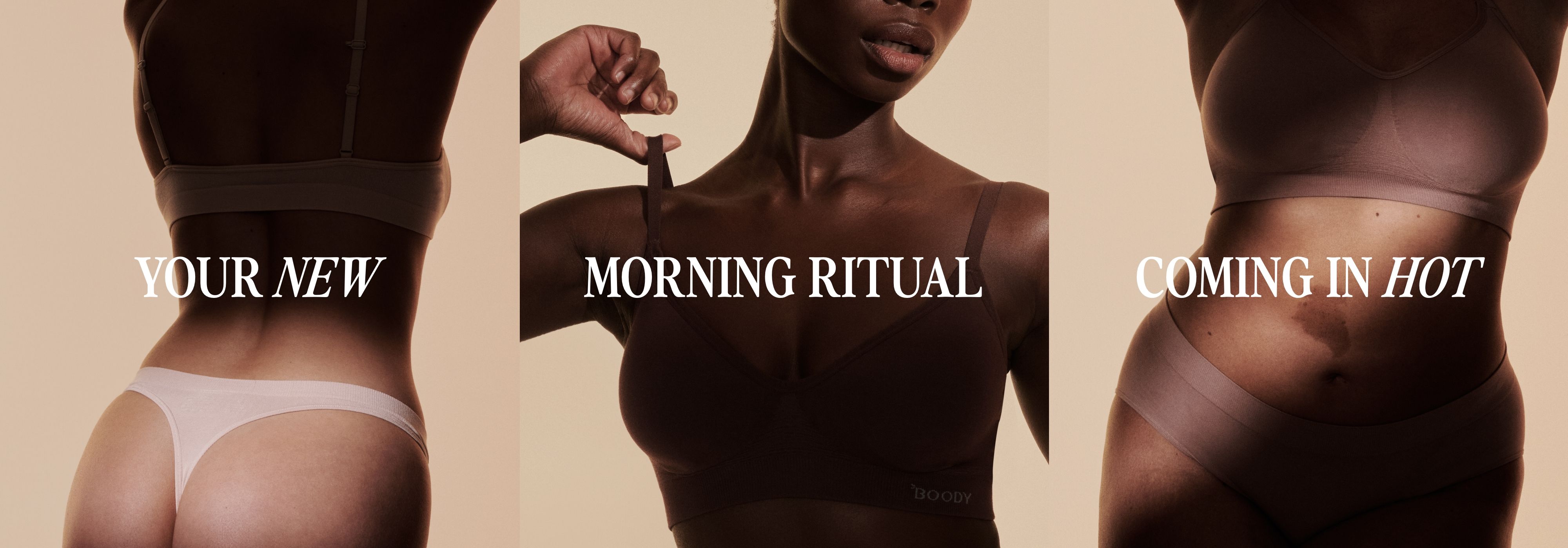 Three images with text: 