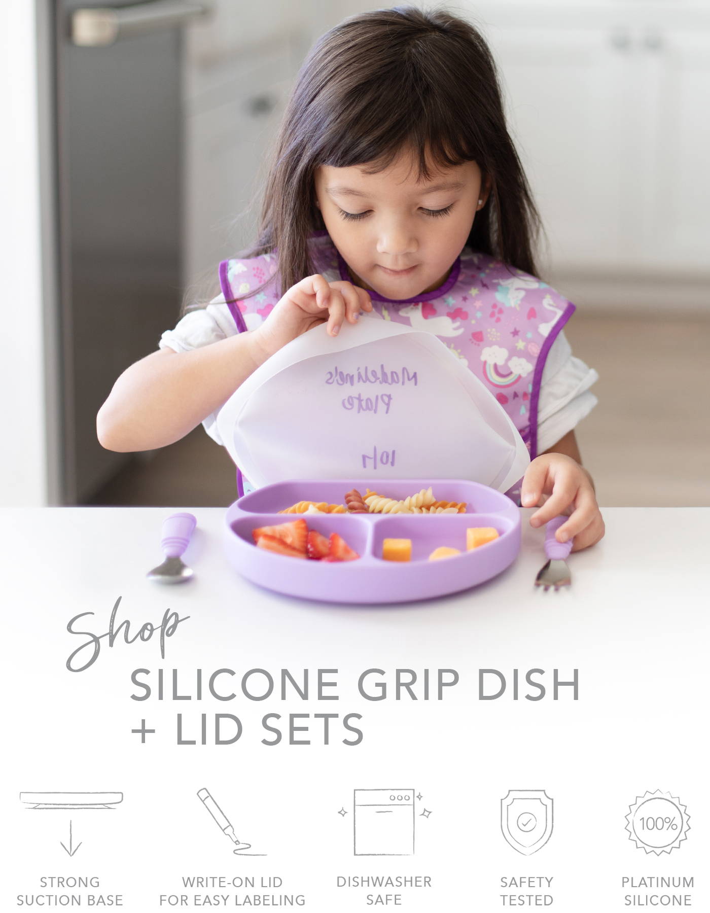 shop silicone grip dish and lid sets