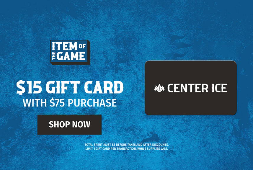 Skate on over and enjoy a $15 Gift Card with a $75 purchase!