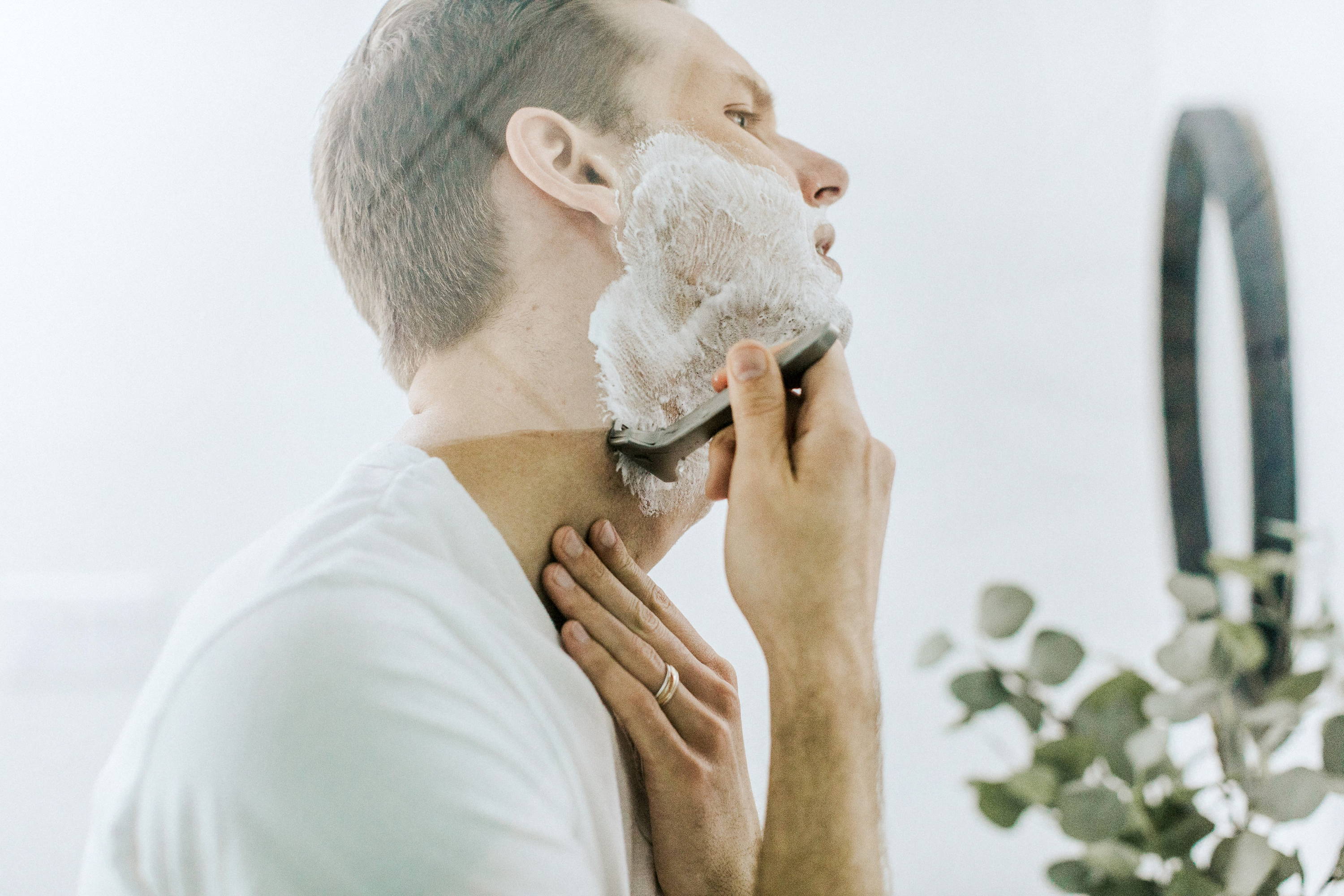 Man Shaving