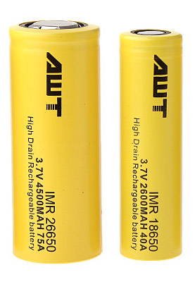 18650 & 26650 batteries