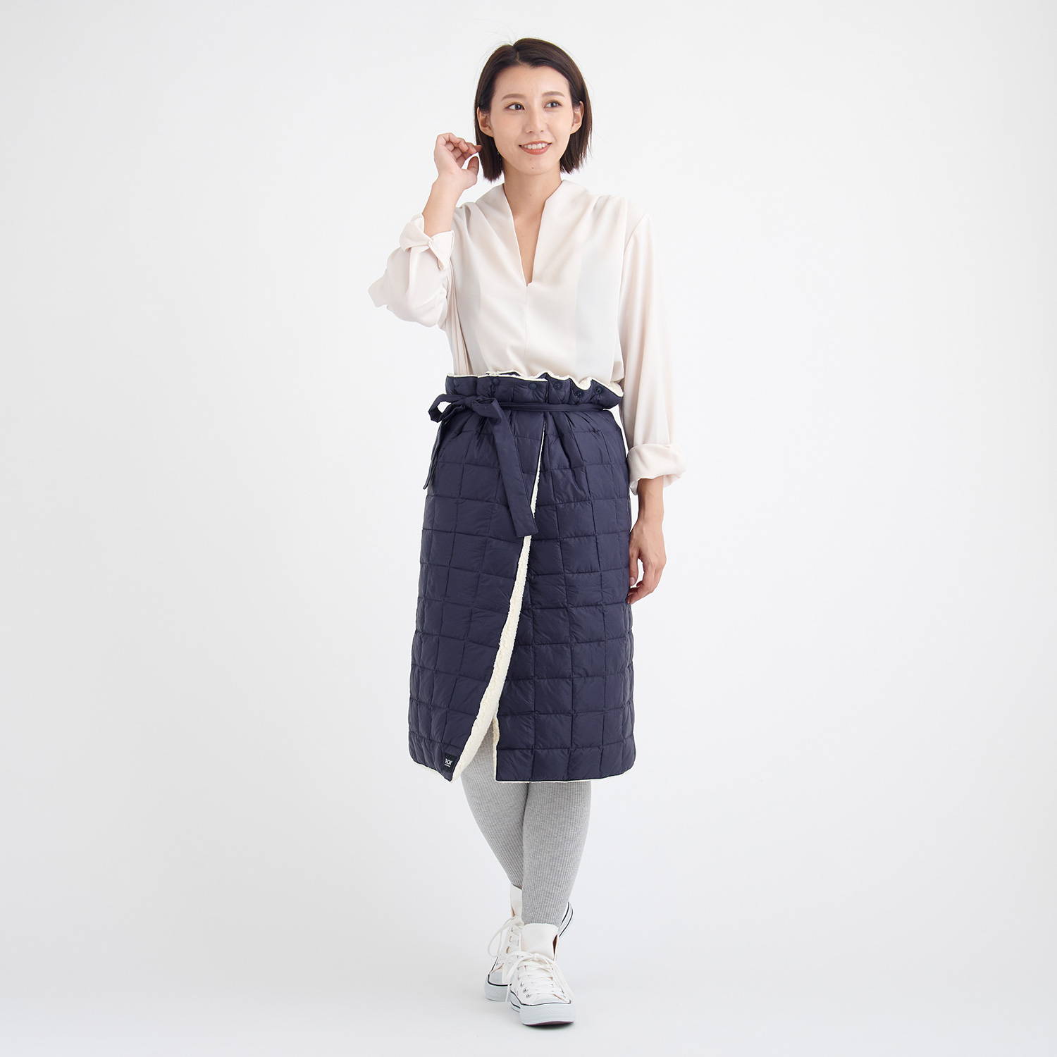 TAION（タイオン）/3ウェイブランケット/ネイビー/UNISEX