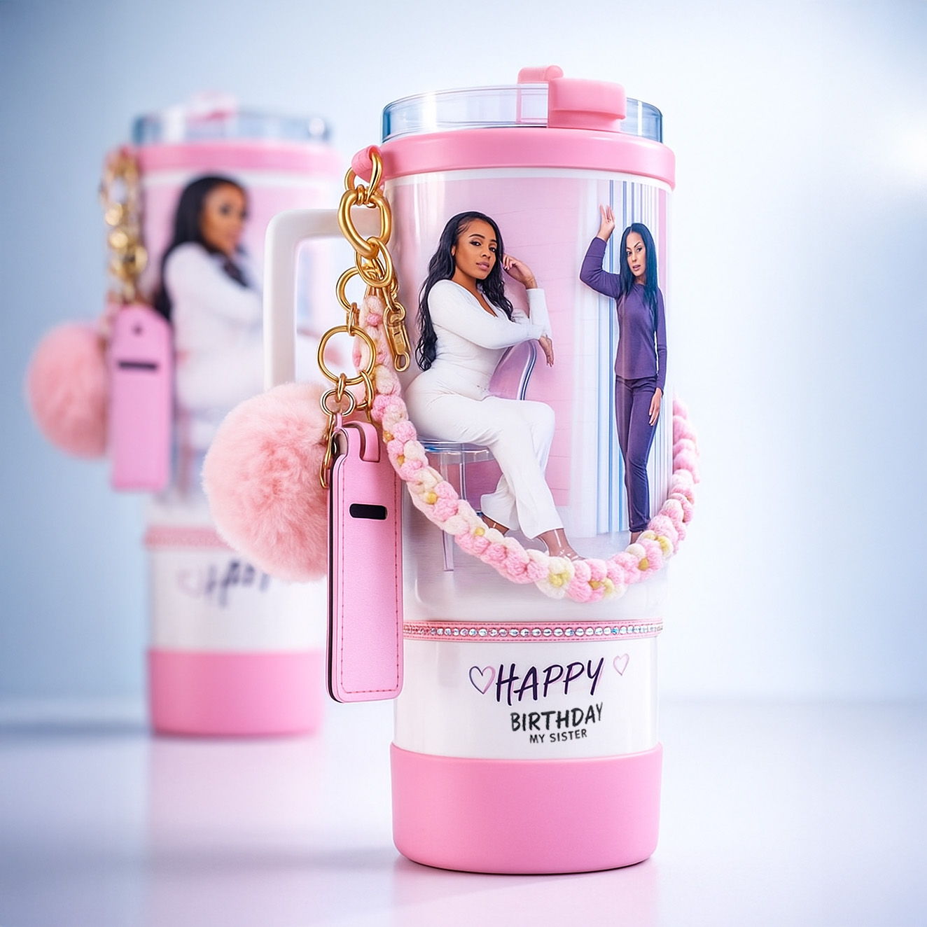 Custom personalized tumbler cup