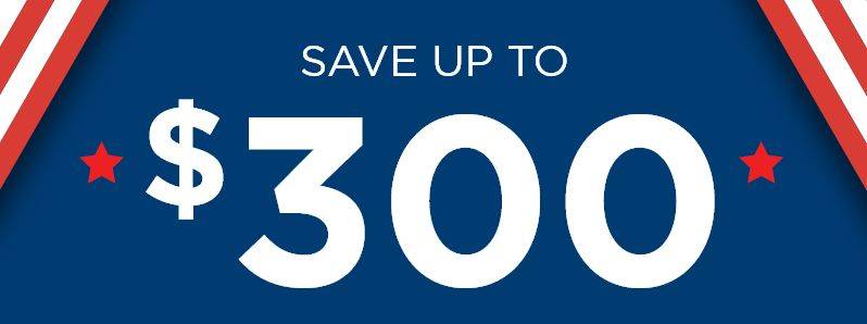 save up to $300