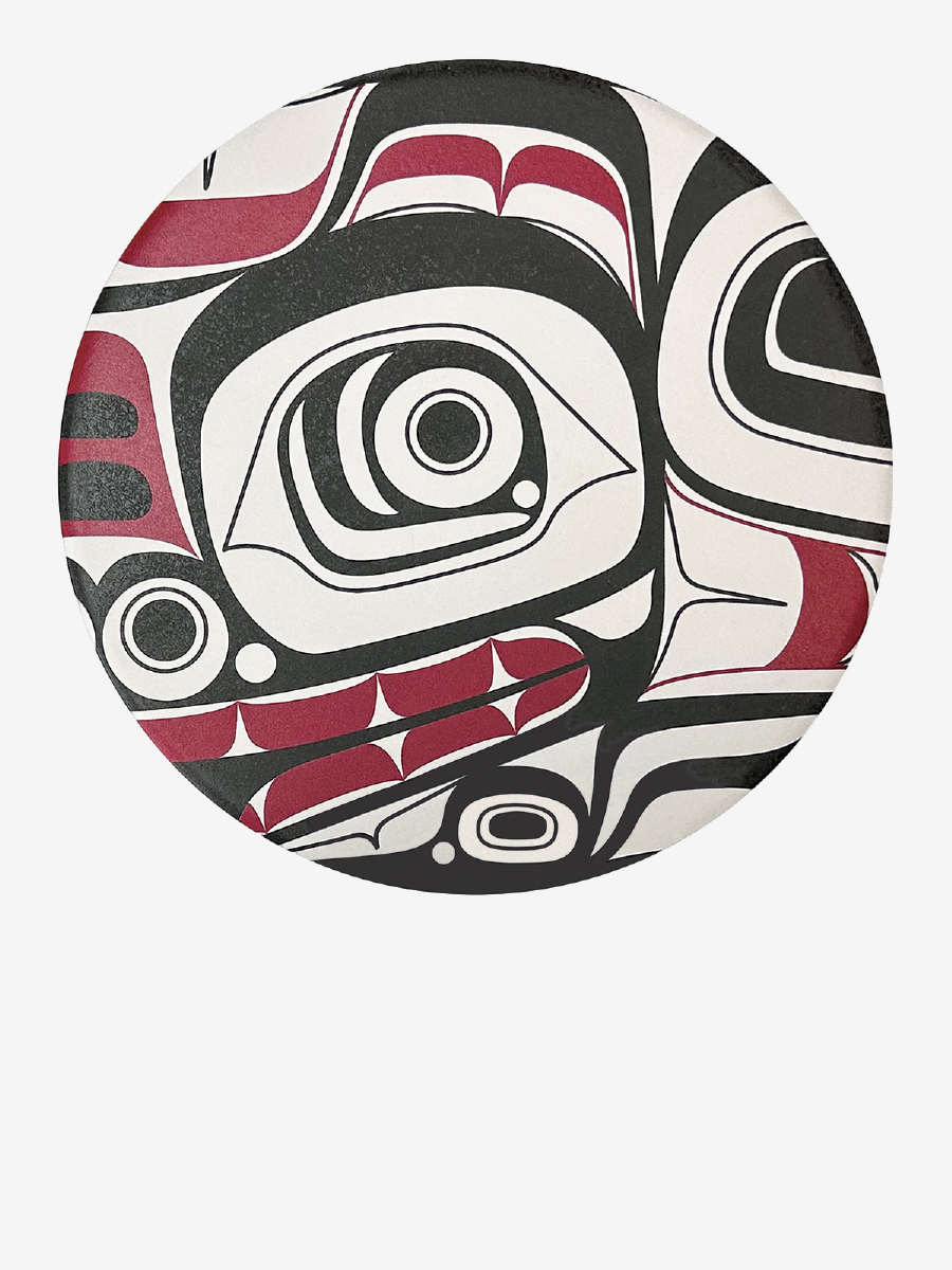 Matriarch Bear Ceramic Trivet by Morgan Asoyuf, Ts'msyen (Tsimshian)