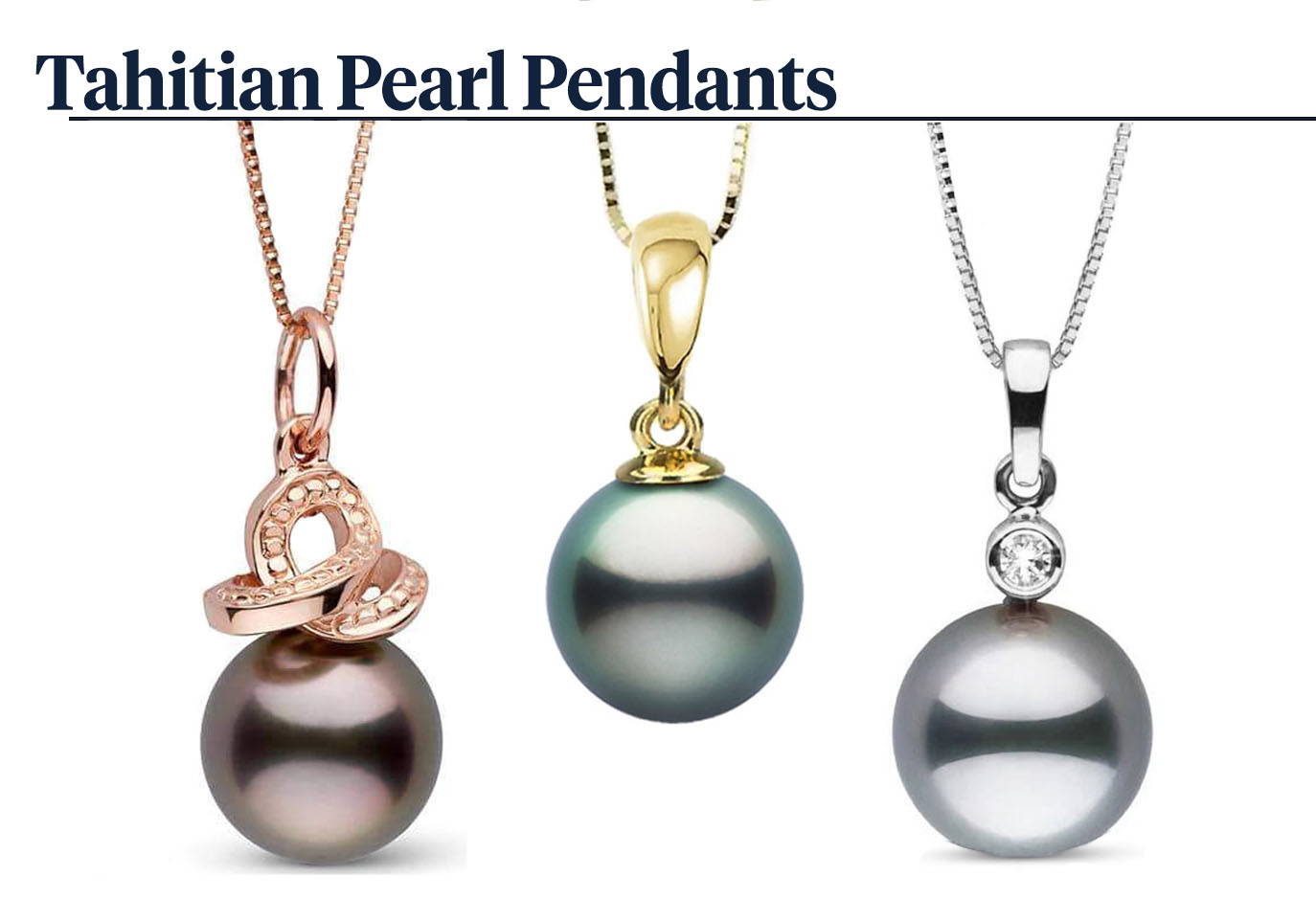 Tahitian Pearl Jewelry Styles: Pearl Pendants