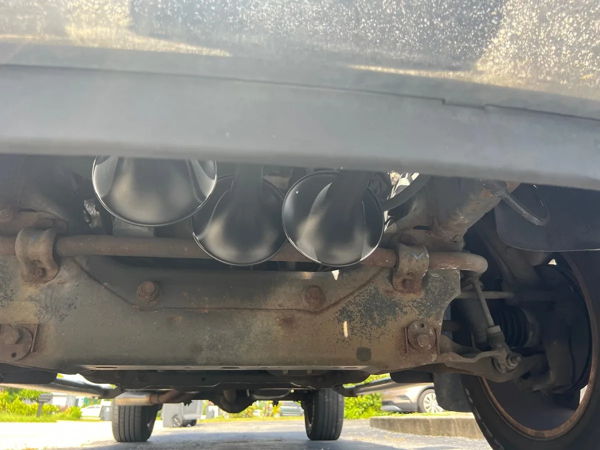 Completed FLATLAW 127H train horn kit setup on Jeff's 2006 Dodge RAM