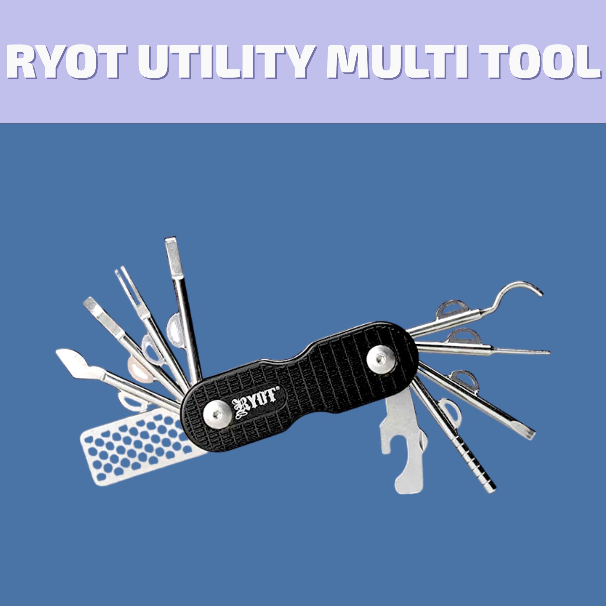 Buy Ryot Utility Multi Tool and bong cleaners for same day delivery or visit the best cannabis store on 580 Academy Road.   