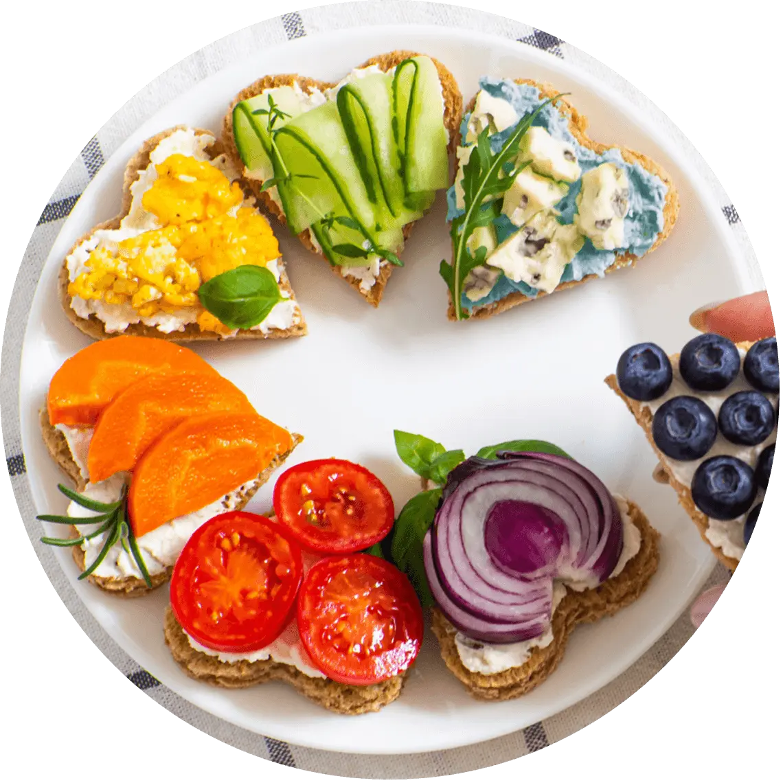 Holistic wellness supported by colourful meals and clean, whole supplements