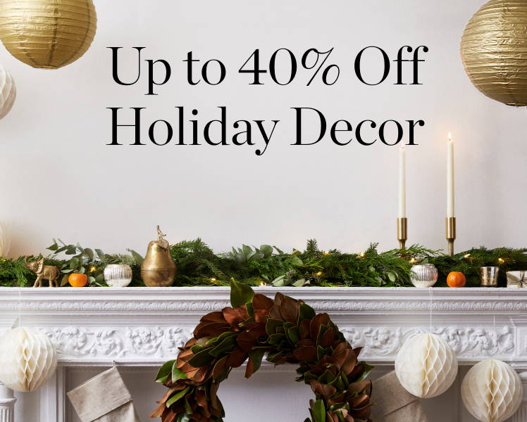 Up to 40% Off Holiday Decor
