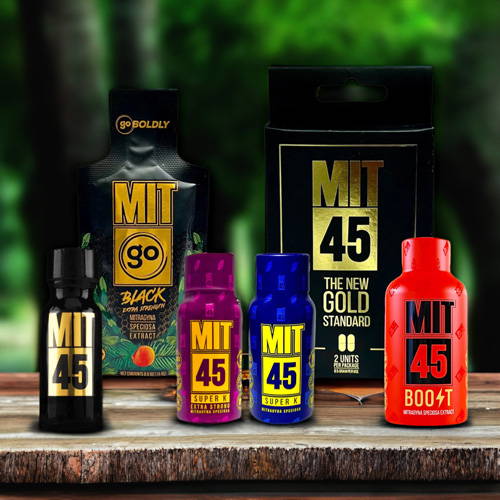 MIT 45 Go,MIT 45 Gold 2ct Capsules, MIT 45 Gold Shot, Boost, and MIT 45 Super K Extra Strong and Special Edition