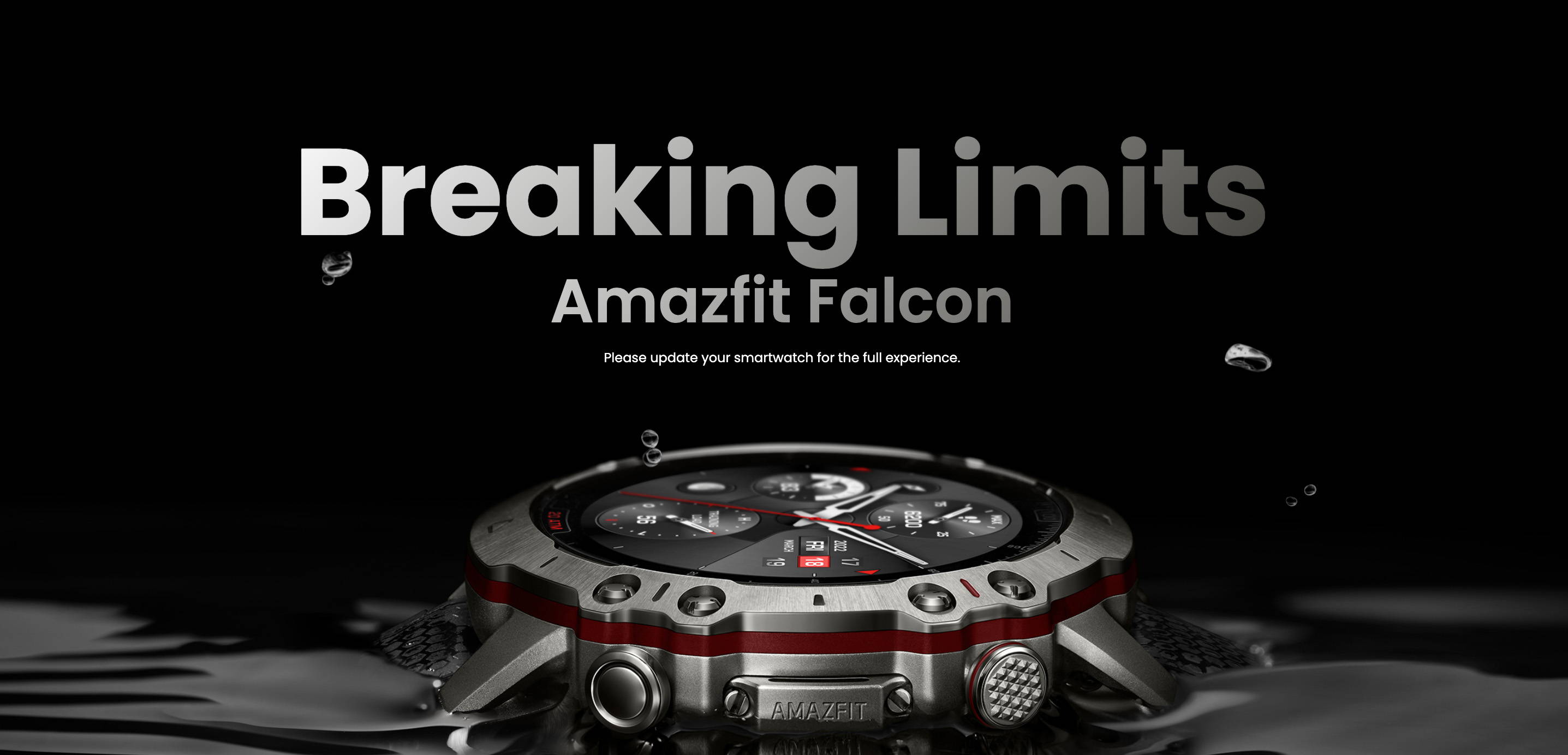 Amazfit Falcon Premium Military Smart Watch, Offline Map  Support, Titanium Body, 14 Days Battery Life, Dual-Band & 6 Satellite  Positioning, Strength Training, 200m Water-Resistance : Electronics