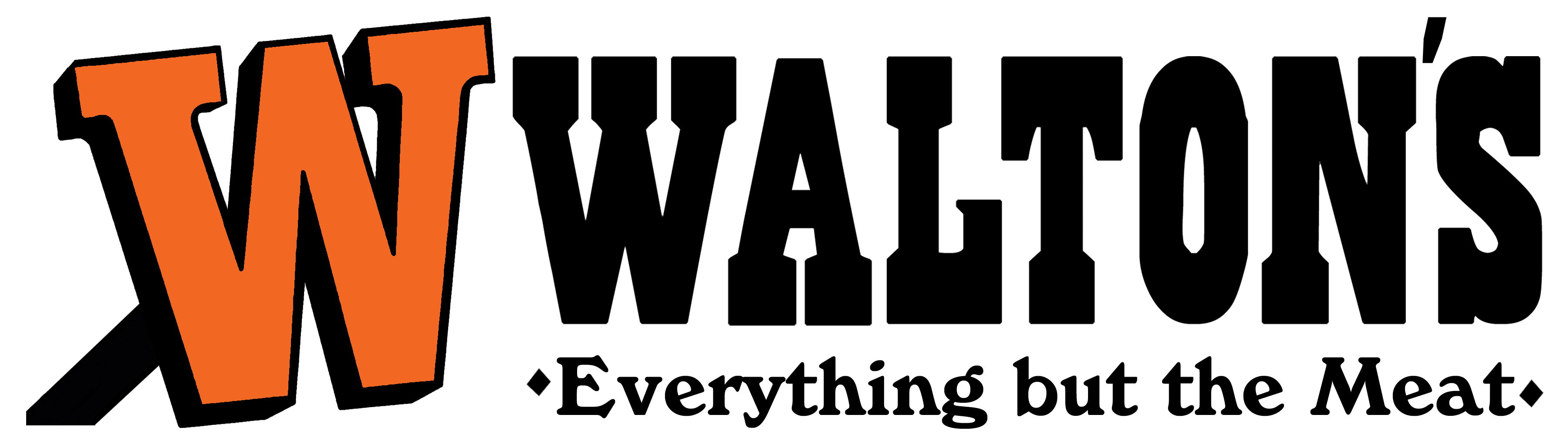 Logo of a brand with an orange 