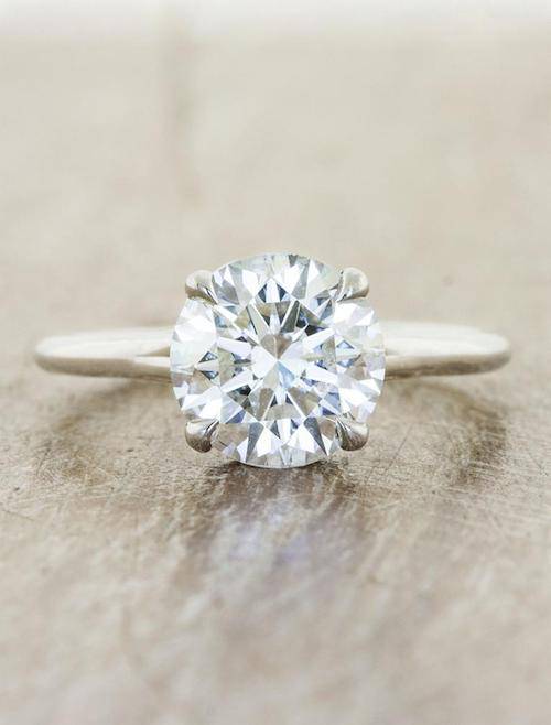 classic solitaire diamond ring