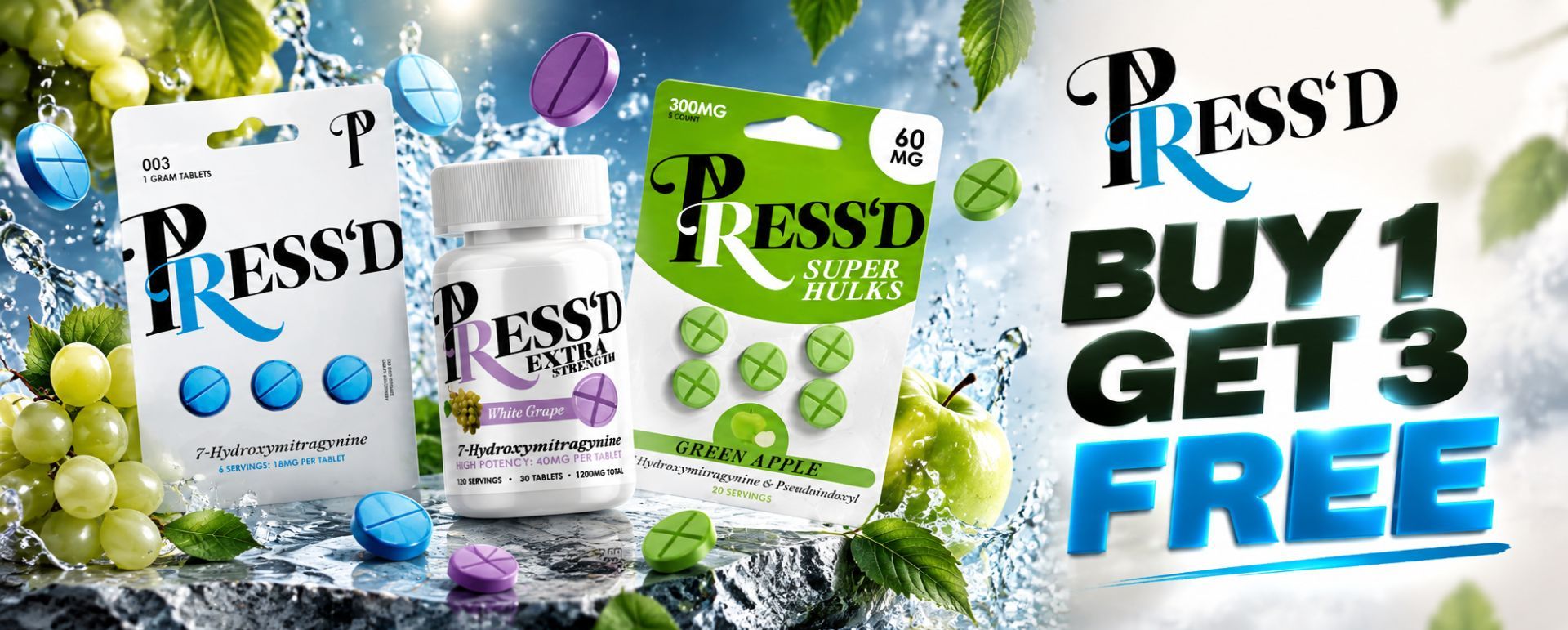 Promotional image for Pressed products with 