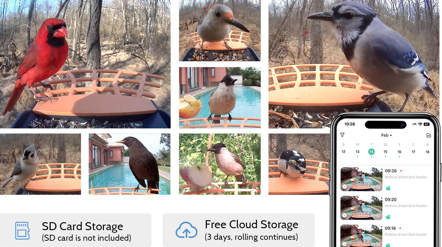 Capture Stunning Bird Videos with the Birdkiss Smart Bird Feeder