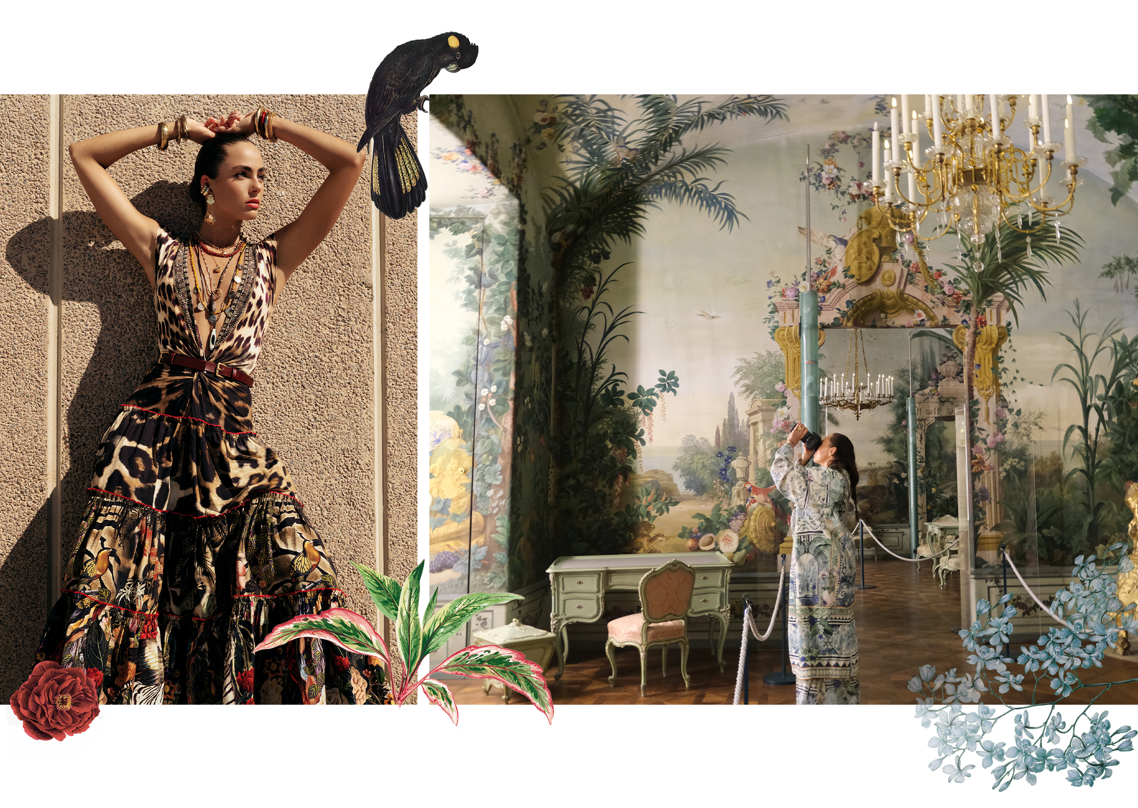 The Elsewhere Palace collection (2026) by CAMILLA, inspired by the palaces and painted rooms of Vienna. Shop the CAMILLA official online store.