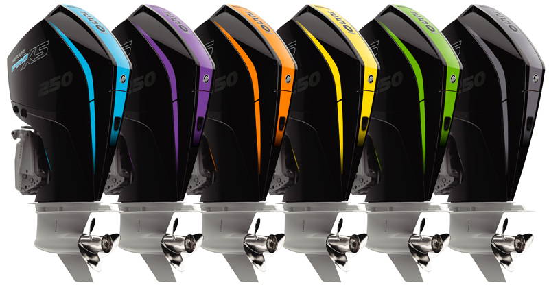 Mercury 225 HP Pro XS Outboard Decals – 2006-2012 Sticker Set