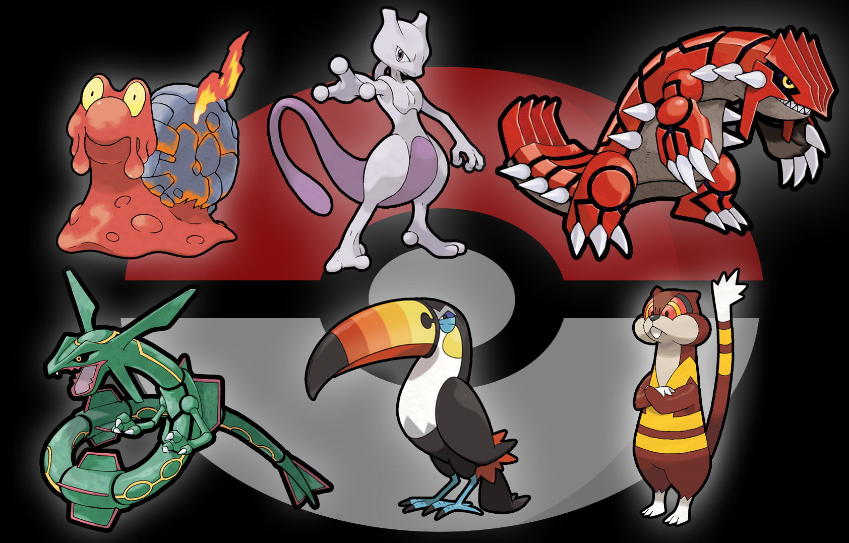 Luke Connerton's Dream Team of Six Pokémon.