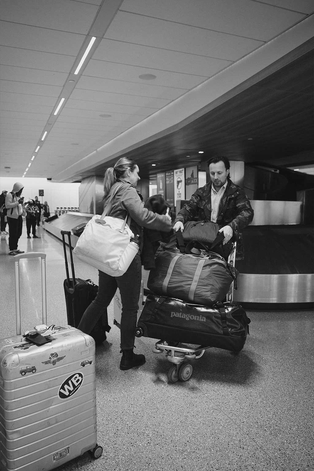 Katie and Jon Loading up