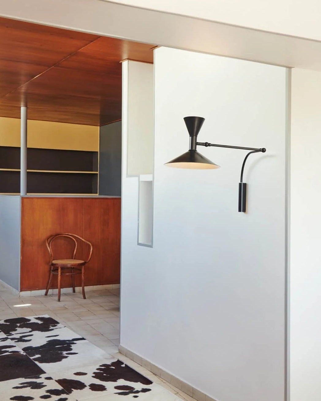 1952 Designed Adjustable Wall Lamp De Marseille