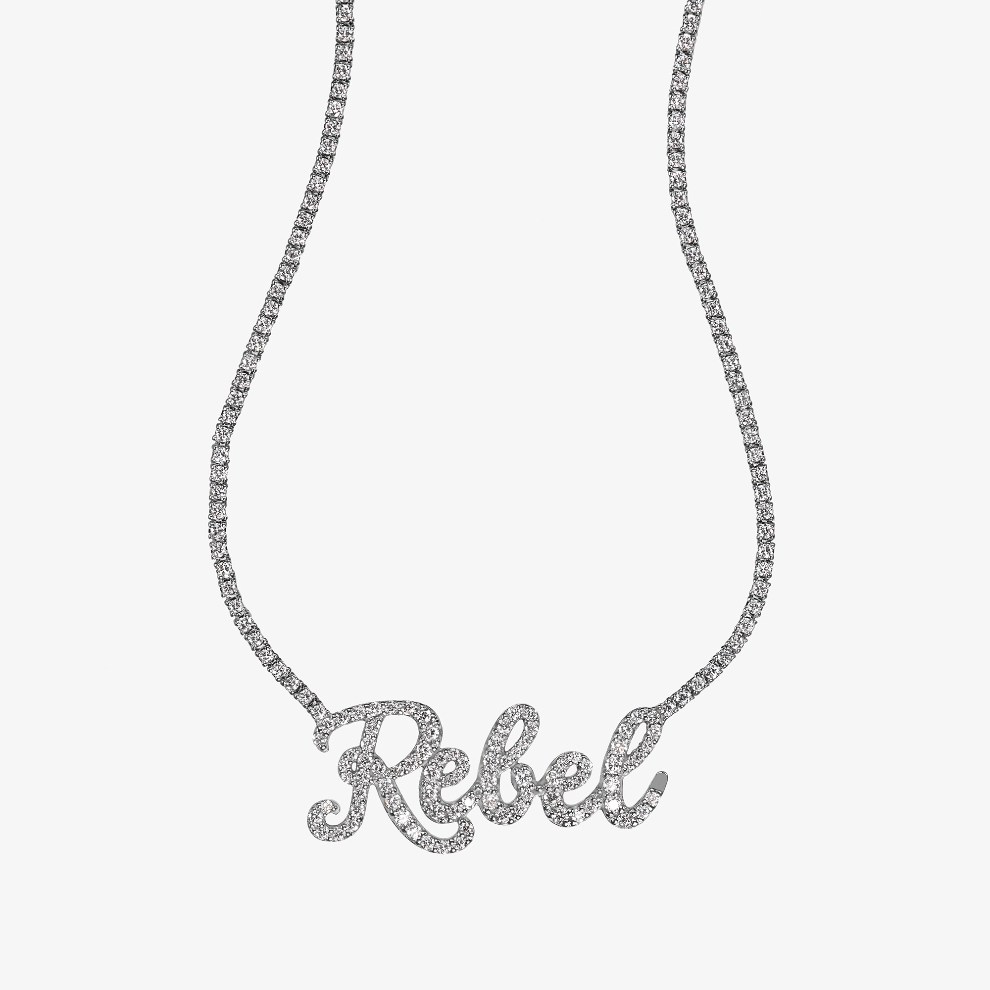 Small Custom Nameplate Necklace