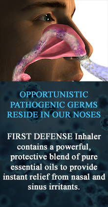 First Defense Inhaler infographic