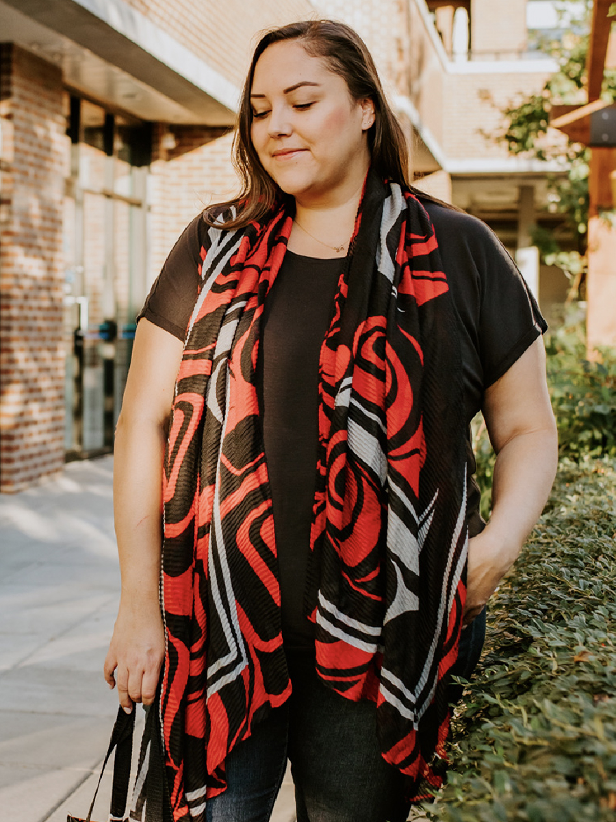 Whale Eco Scarf by Ryan Cranmer