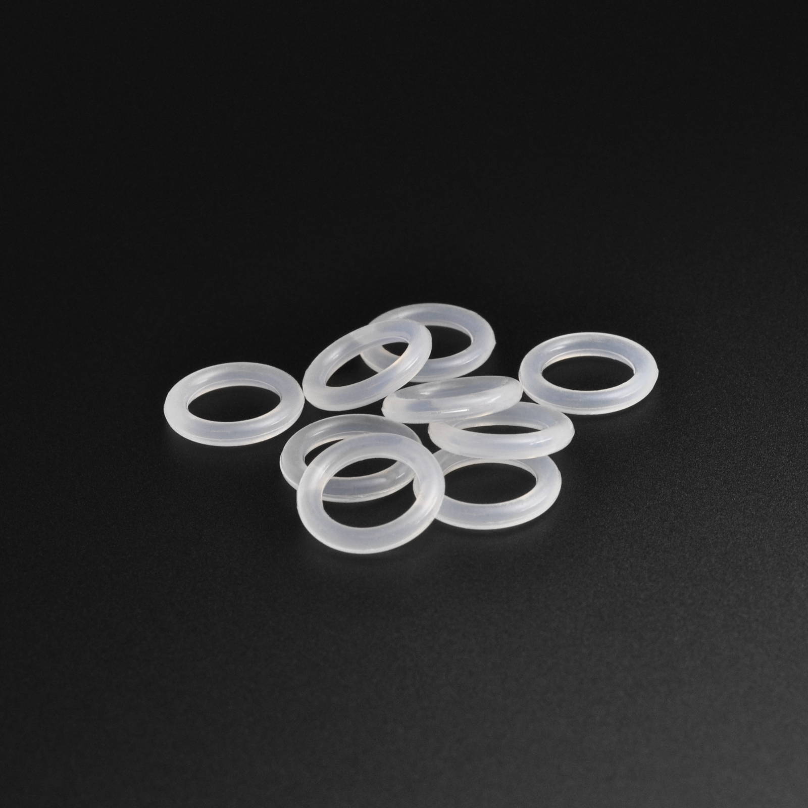 Clear silicone o-rings