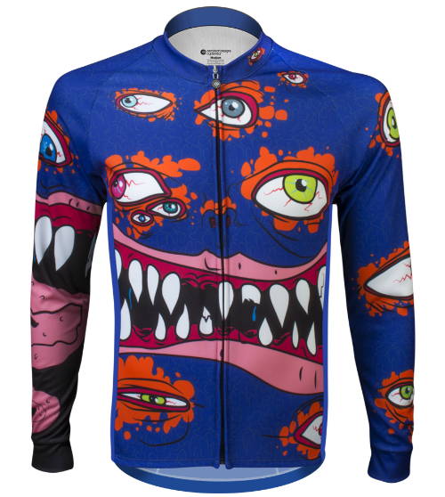 Eyes on the road Halloween Cycling Jersey