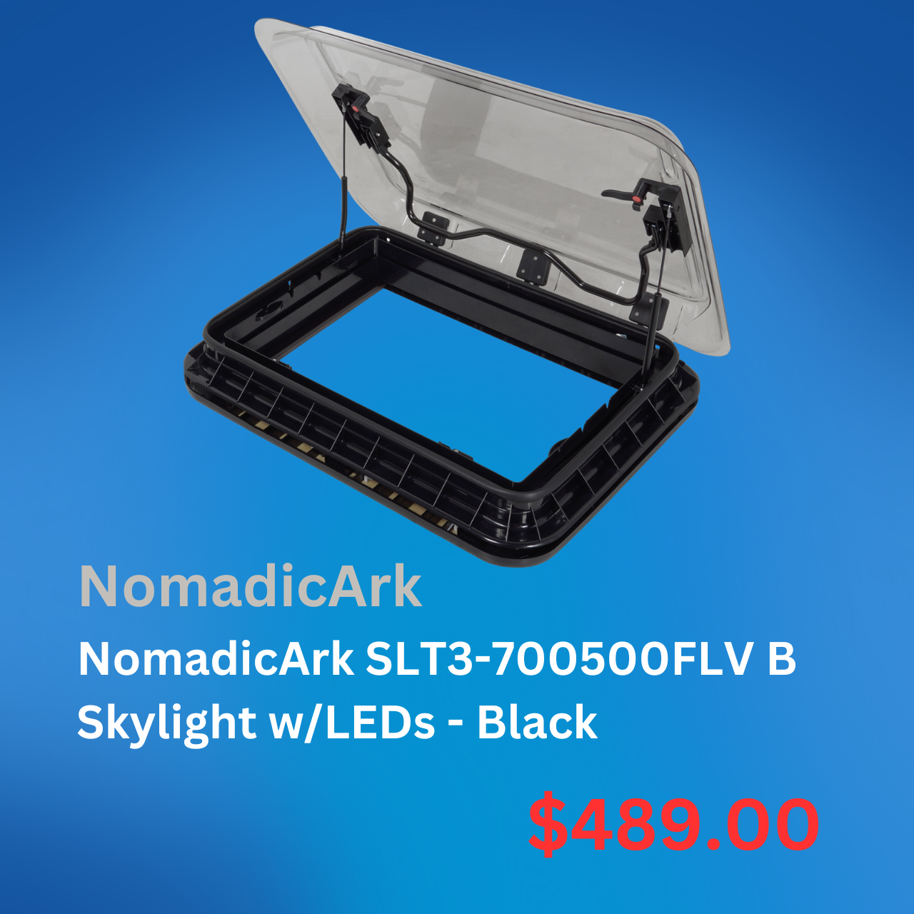NomadicArk SLT3B Skylight w/LEDs - Black