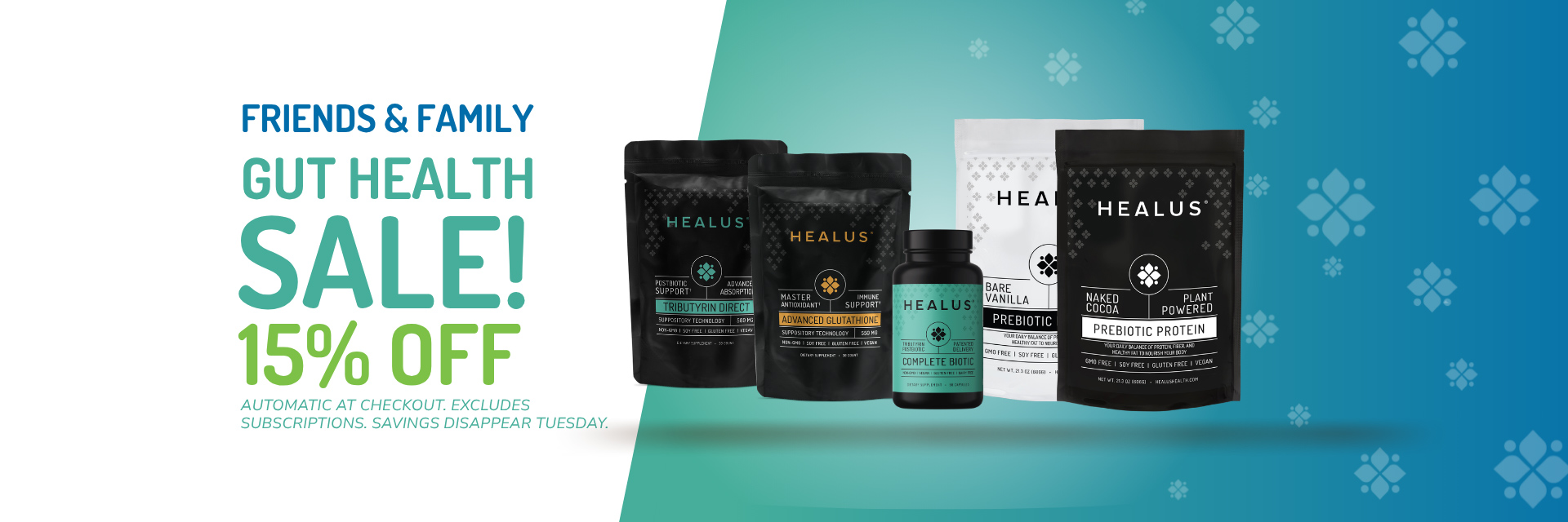 Healus Health: Science backed gut wellness for over 20 years. With the number one original butyrate post biotic complete biotic. 