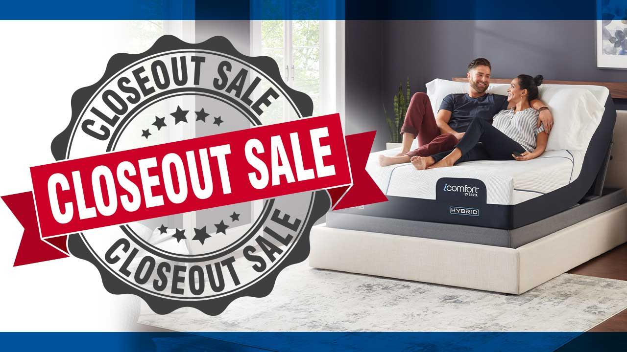 Limited stock alert! Check out Furniture Fair's mattress closeout specials - 50% off select floor models. Once they're gone, they're gone!