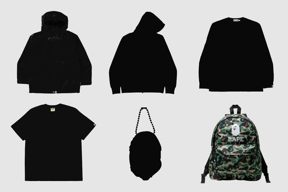 直営店に限定 A bathing ape 2023年 ハッピーバッグ 福袋 に入った ...