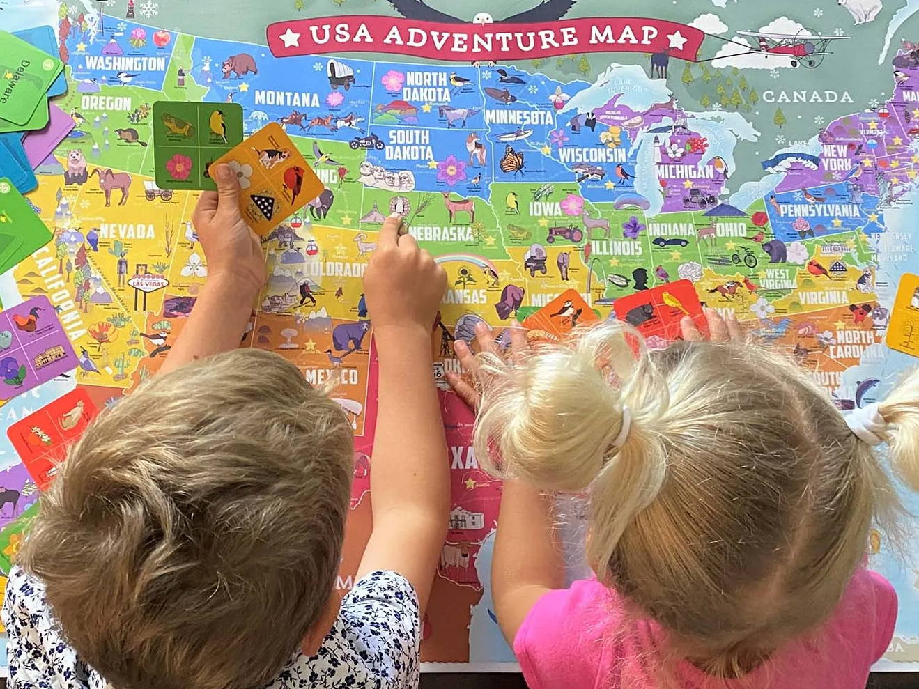 USA Fabric Map 