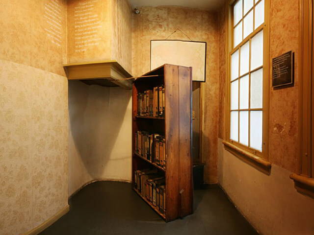Hidden Bookcase Door for Anne Frank | Murphy Doors, Inc. 