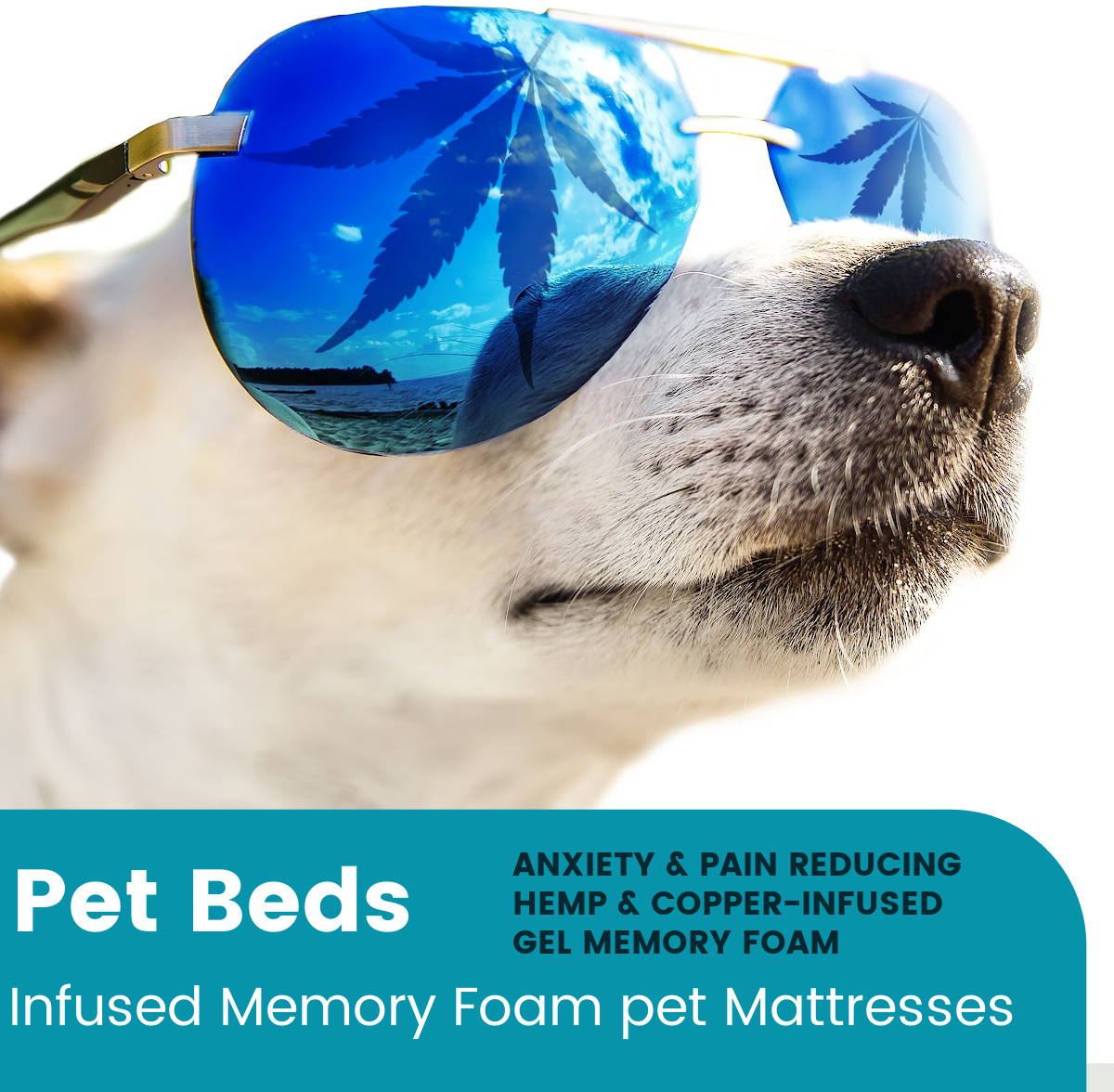 CBD and copper infused pet beds are anxiety and pain reducing while cooling with plush comfort designed for the best of us.