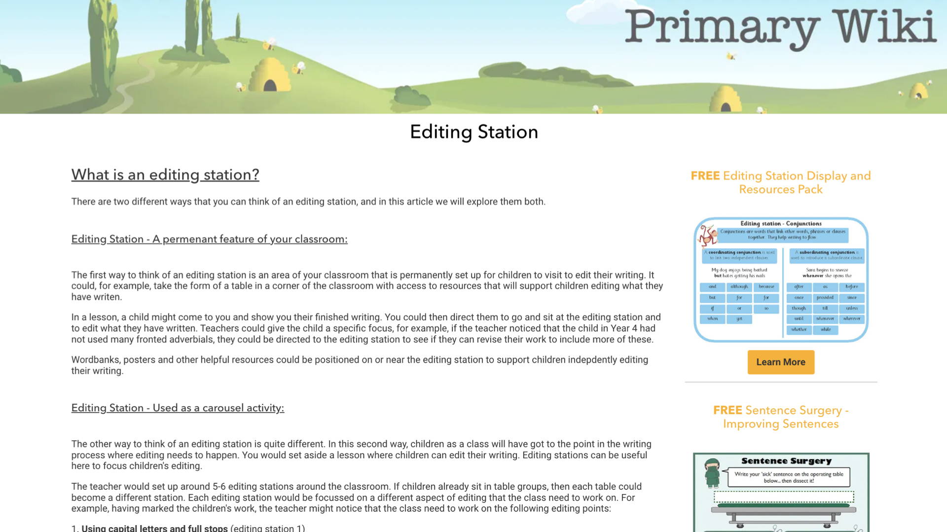 Learn more about editing stations with this wiki page