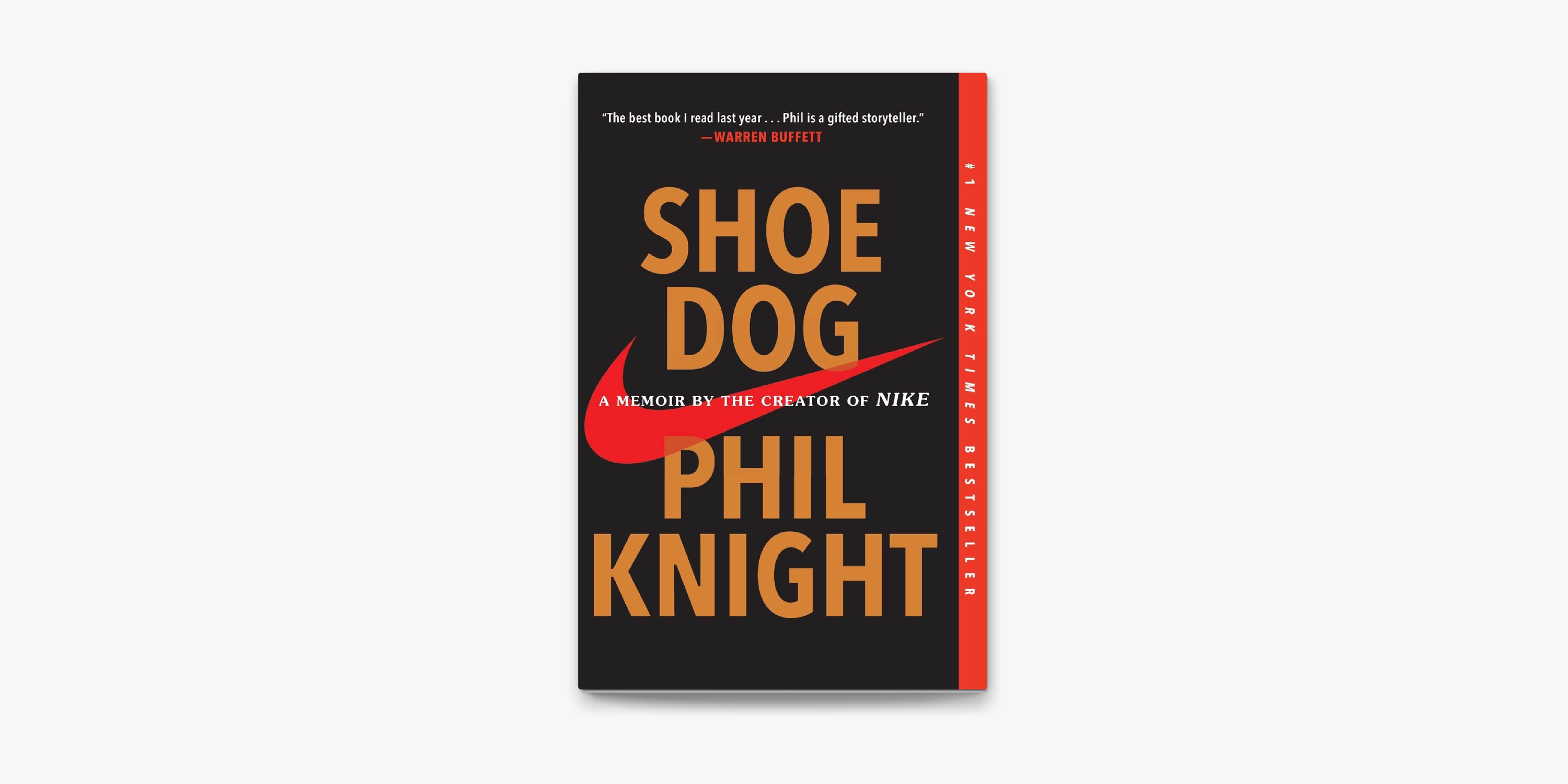 Shoe Dog Book (Front Cover)