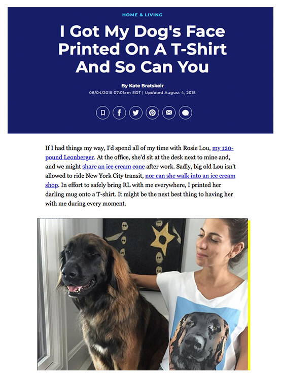 huffington post blog featuring pop your pup 