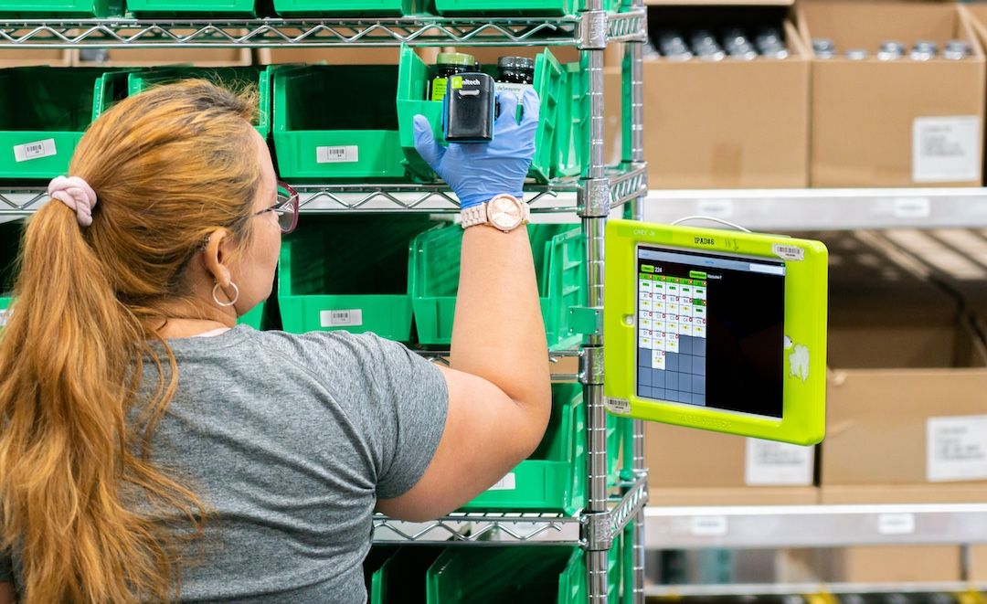 Warehouse Worker using WarehouseOS